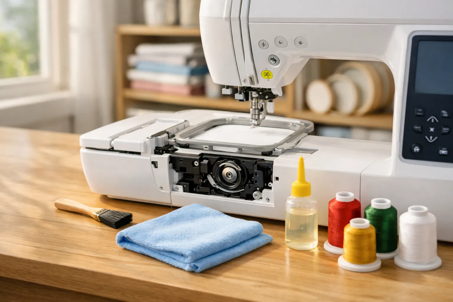 Comment entretenir et nettoyer sa machine à broder en 2026