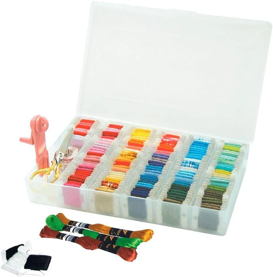 Hemline grande boîte Rangement échevettes broderie